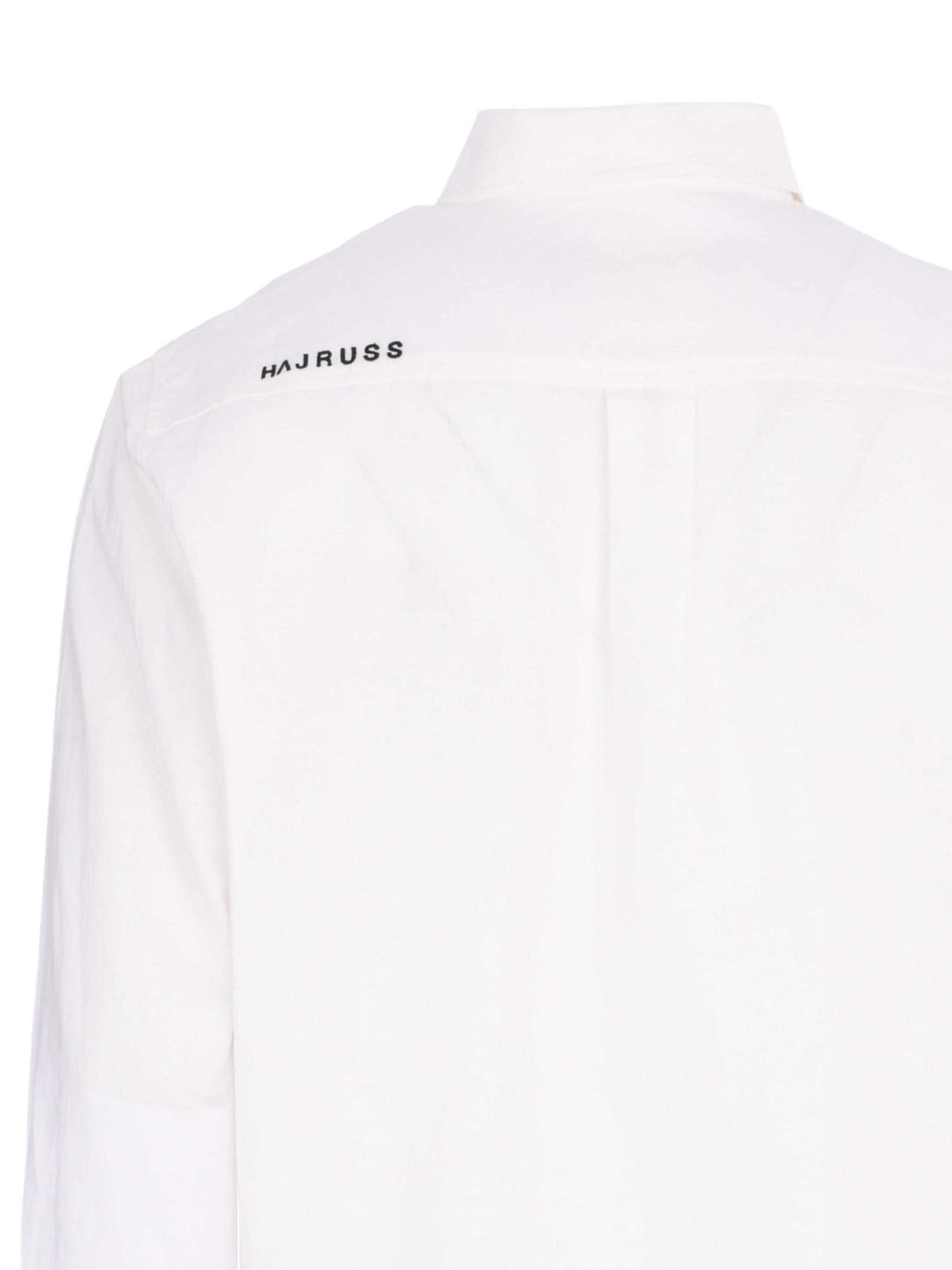 WHITE LINEN LONG SLEEVE SHIRT