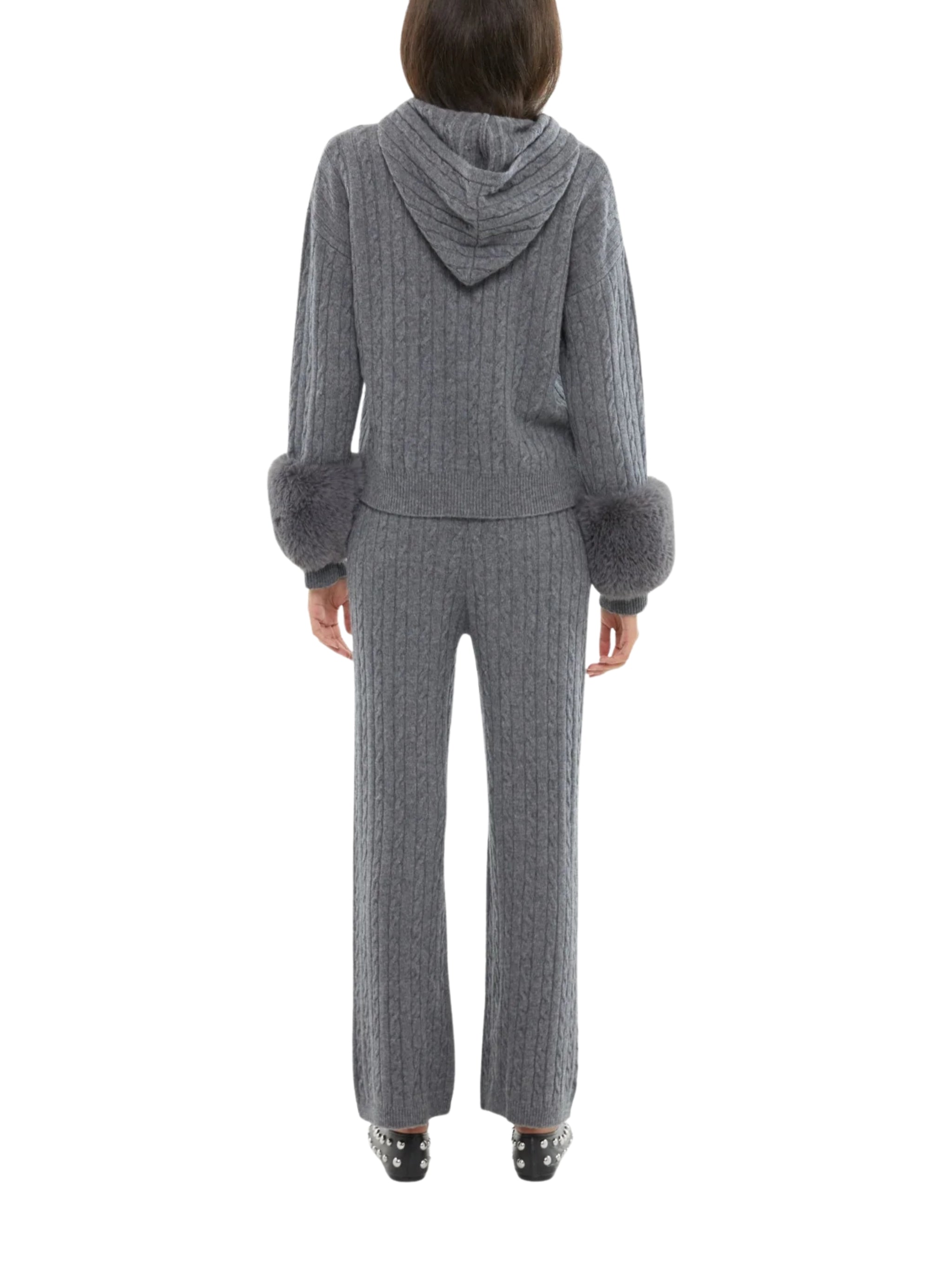 THE STRAIGHT DRAWSTRING PANTS IN BLACK