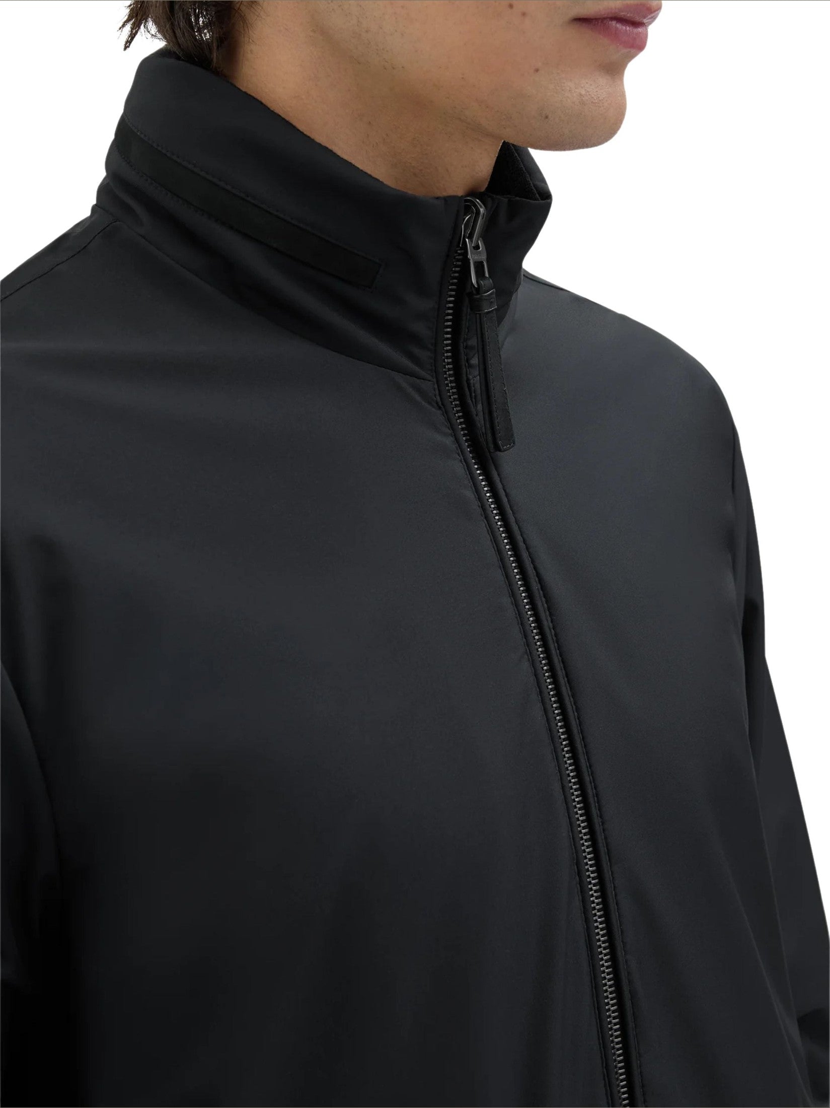 Caban jacket nylon tech twill