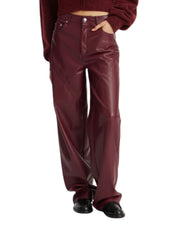 MID WAISTED PIPING PANTS