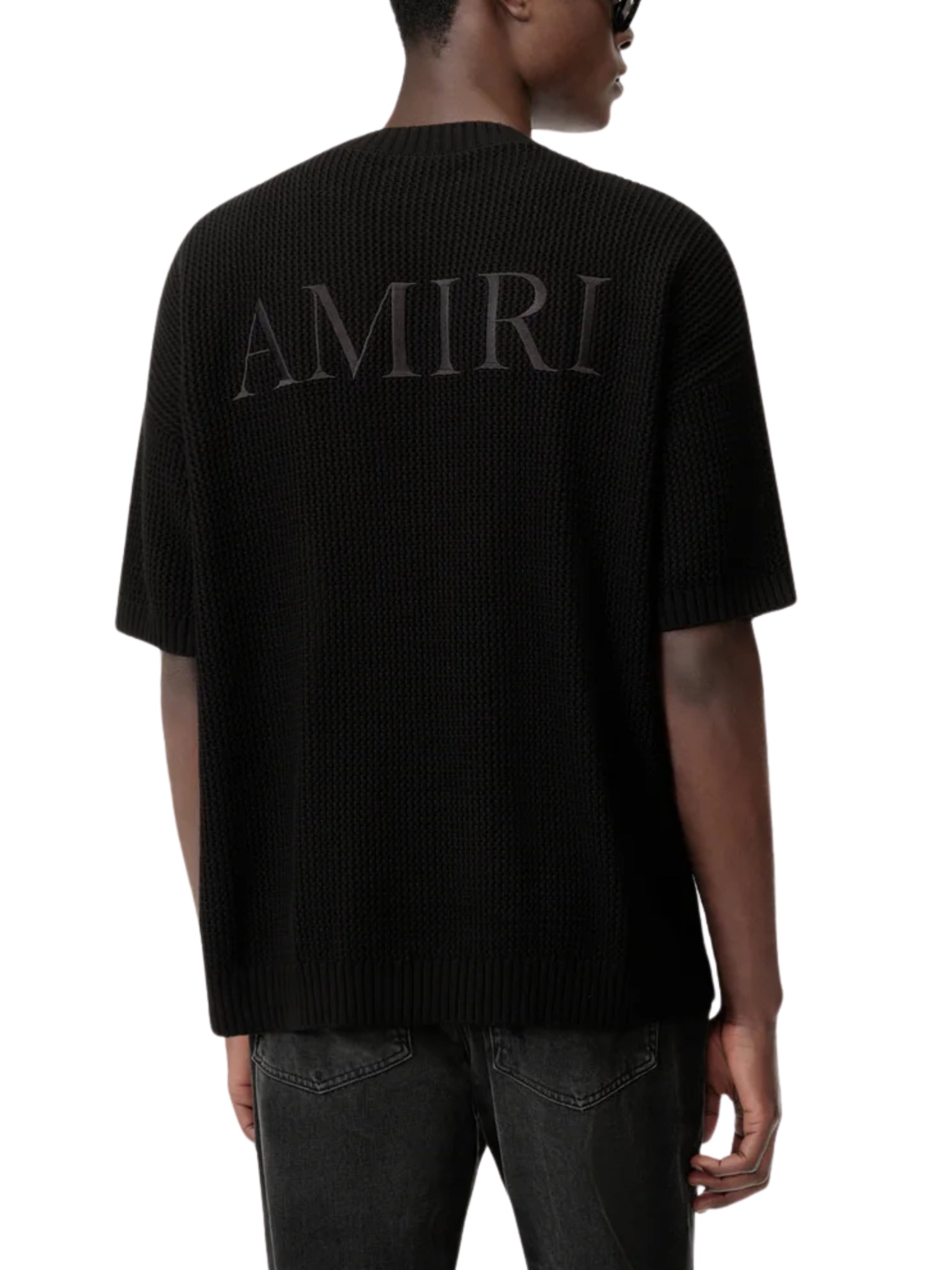 AMIRI CROCHET MESH TSHIRT