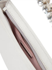 Eternity round stone-encrusted hotfix clutch