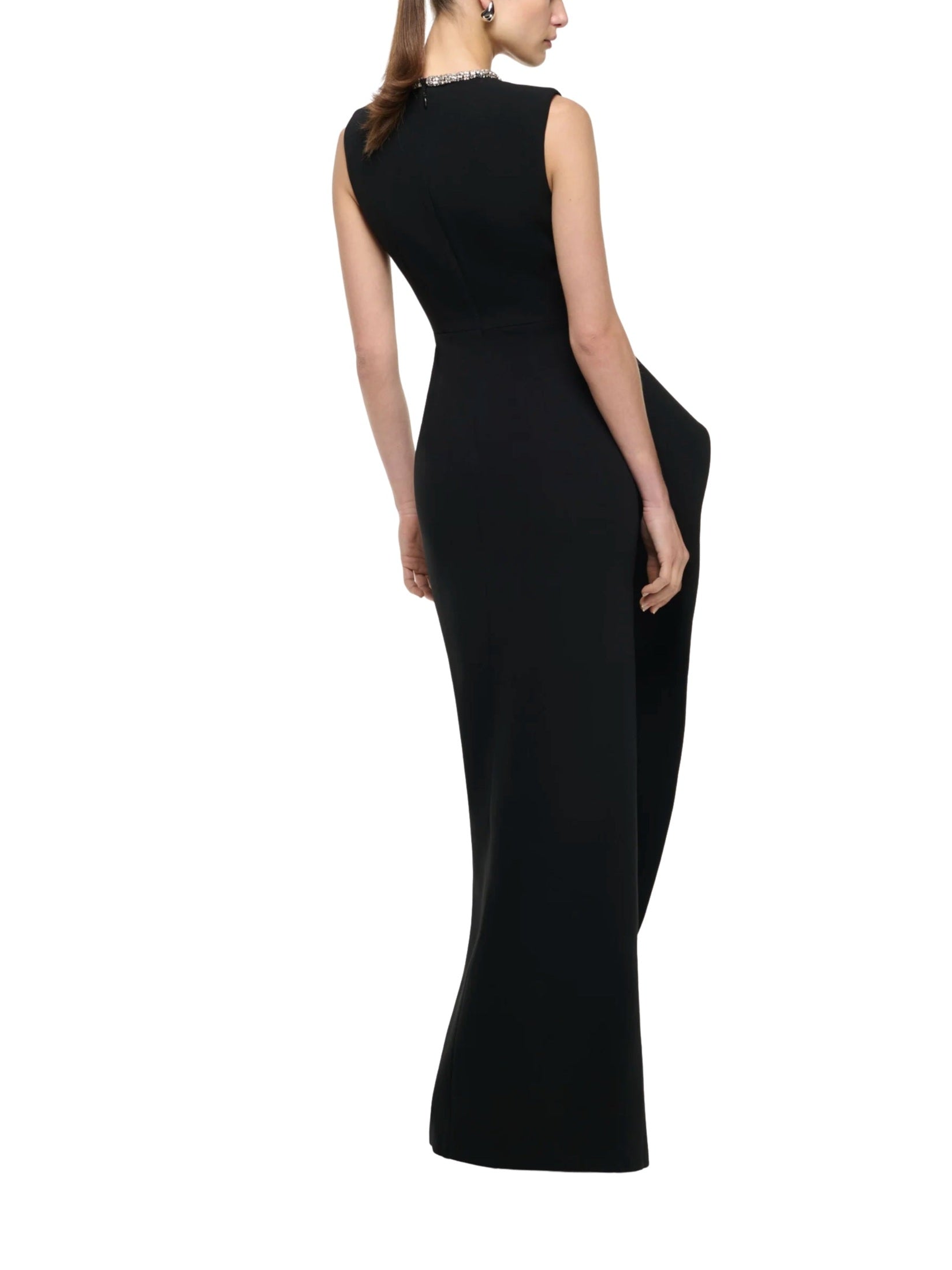 Waist drape gown