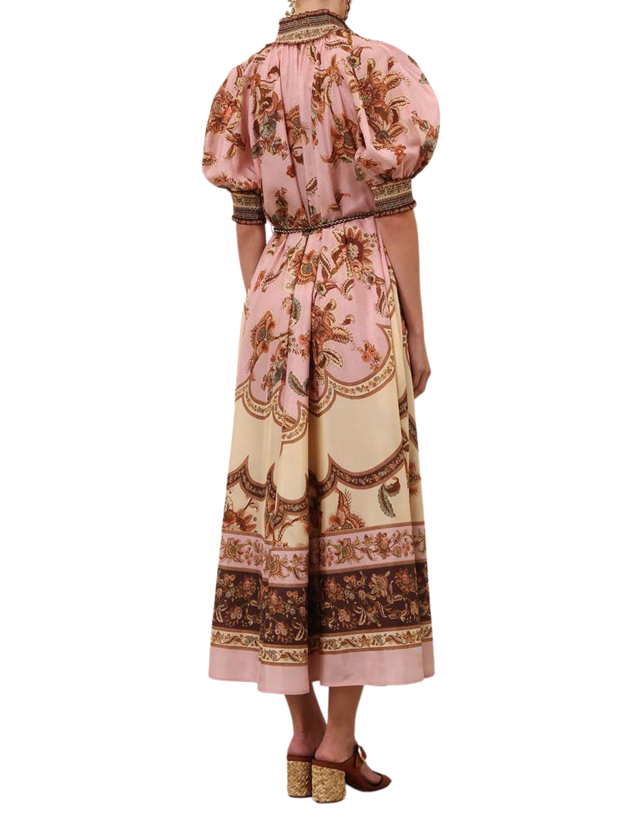 Aster billow maxi dress
