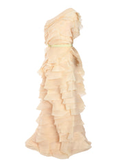 LAYERED ORGANZA DRESS