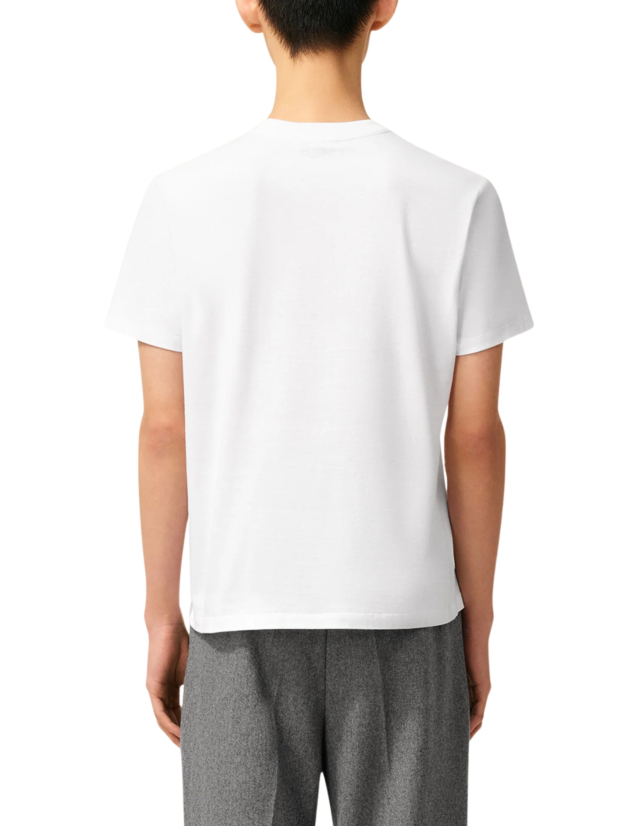 White Cotton Ami De Coeur T-shirt