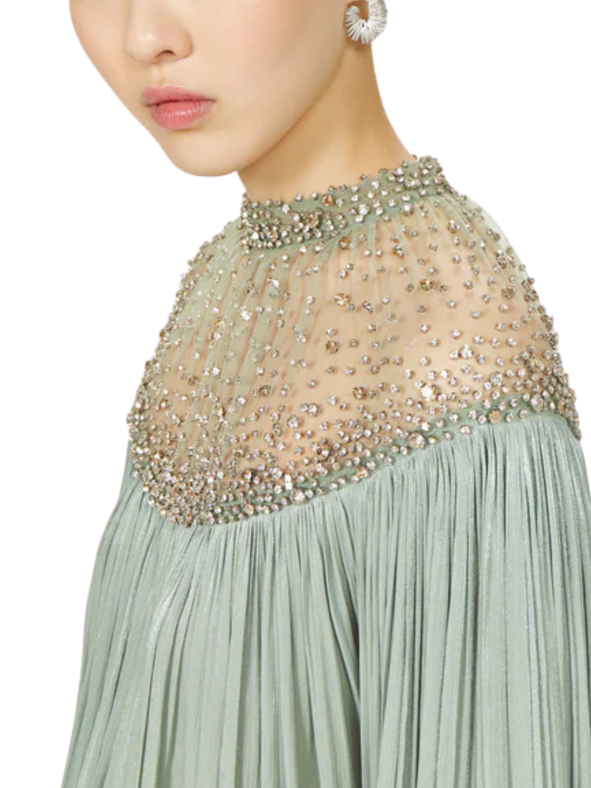 TIMEA LUREX GEORGETTE BLOUSE