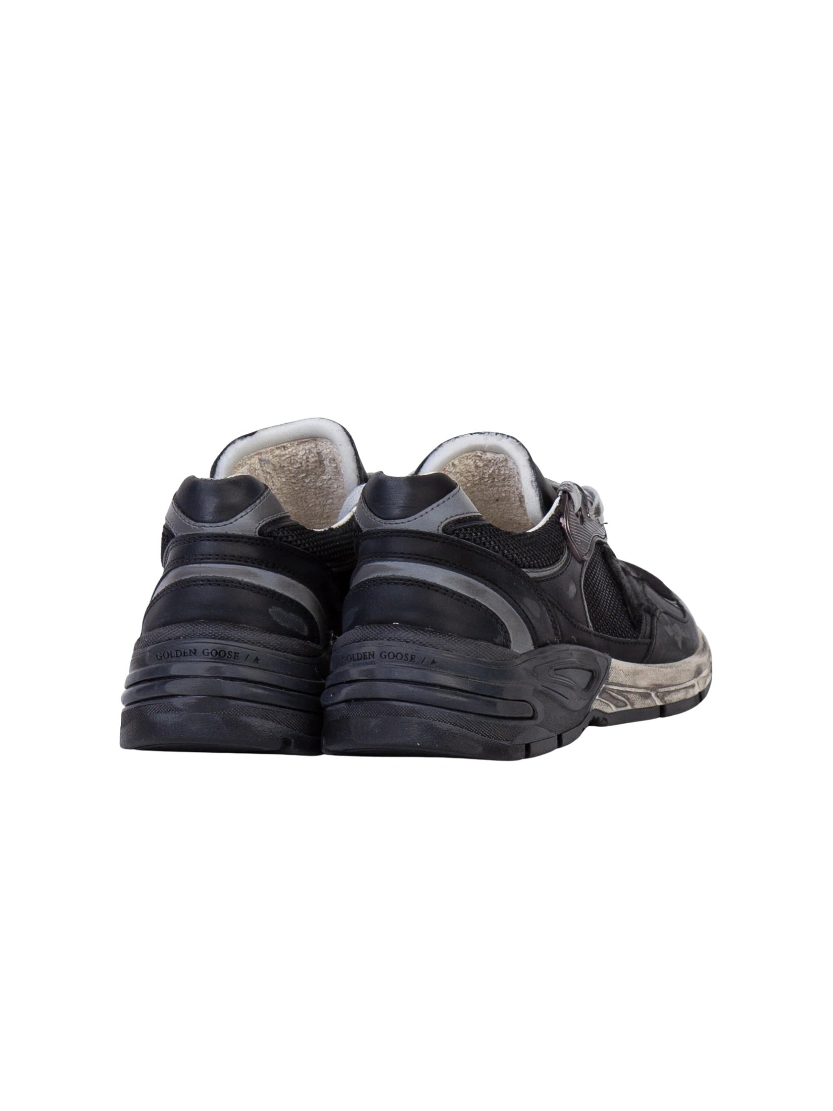 Running dad mesh and leather upper suede star leather toe and tongue