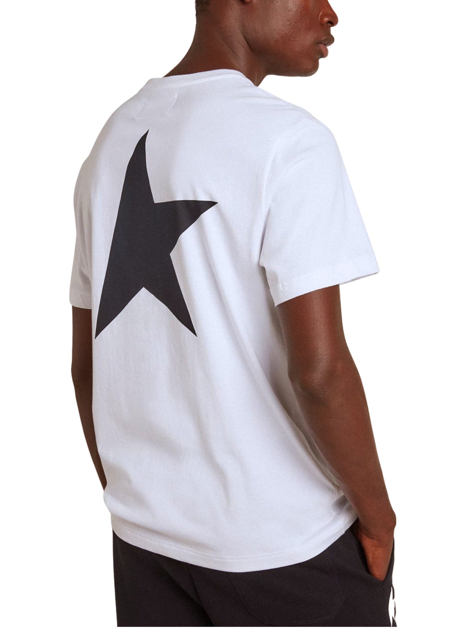 Regular big star back t-shirt