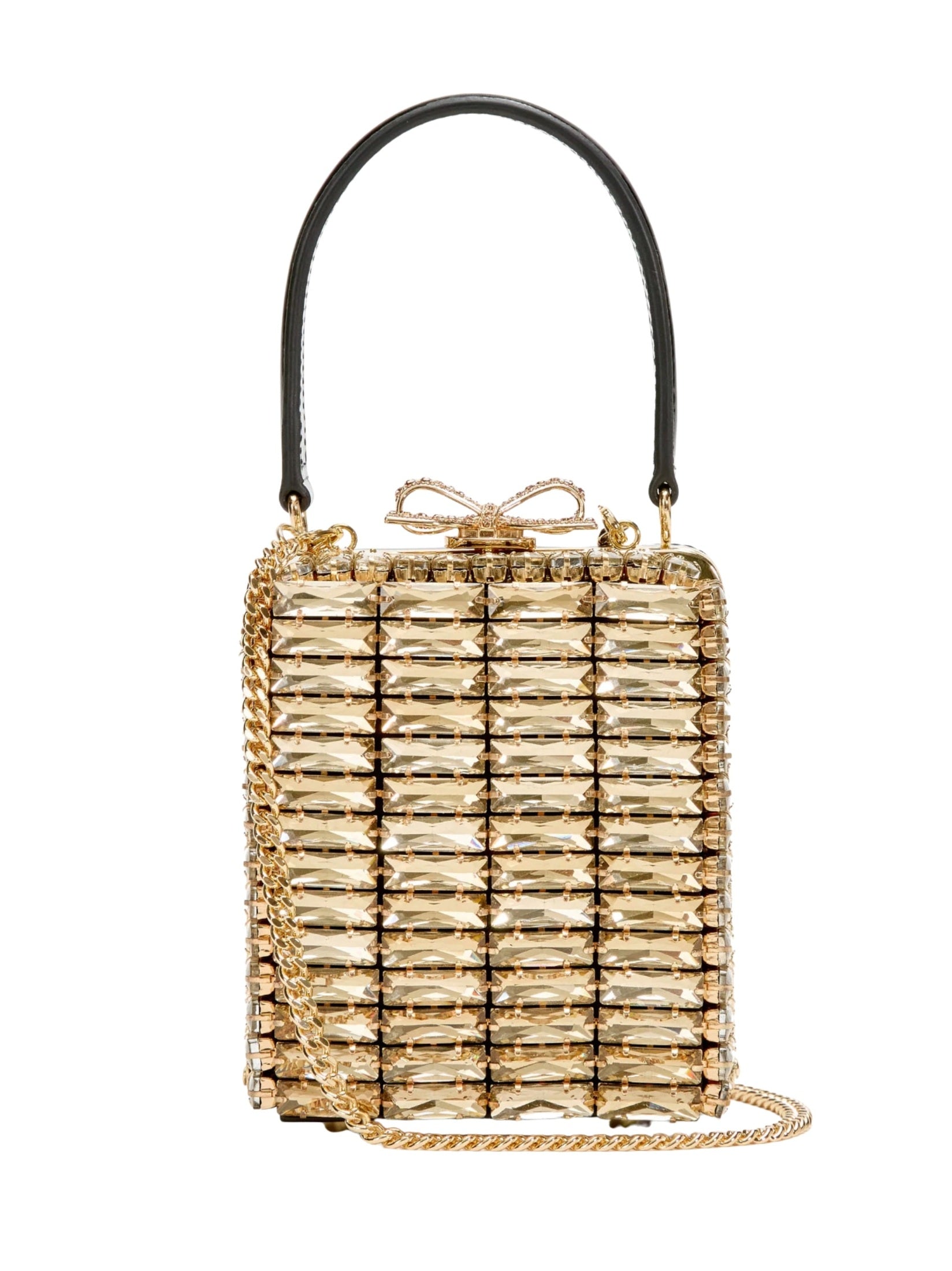 Gold crystal micro bag