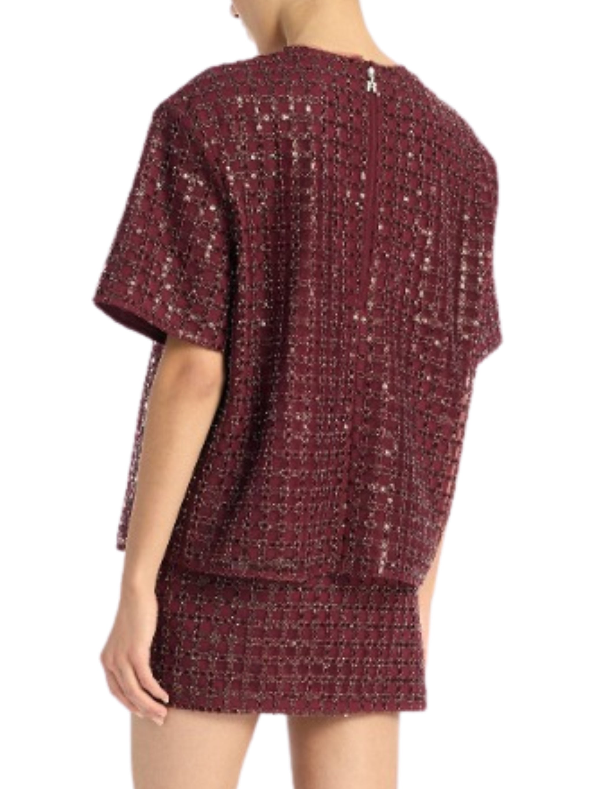 BEADED OVERSIZED TOP