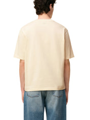 Off White Cotton Ami De Coeur T-shirt