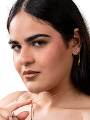 Althea necklace in sterling silver & 18k gold vermeil and rhodium
