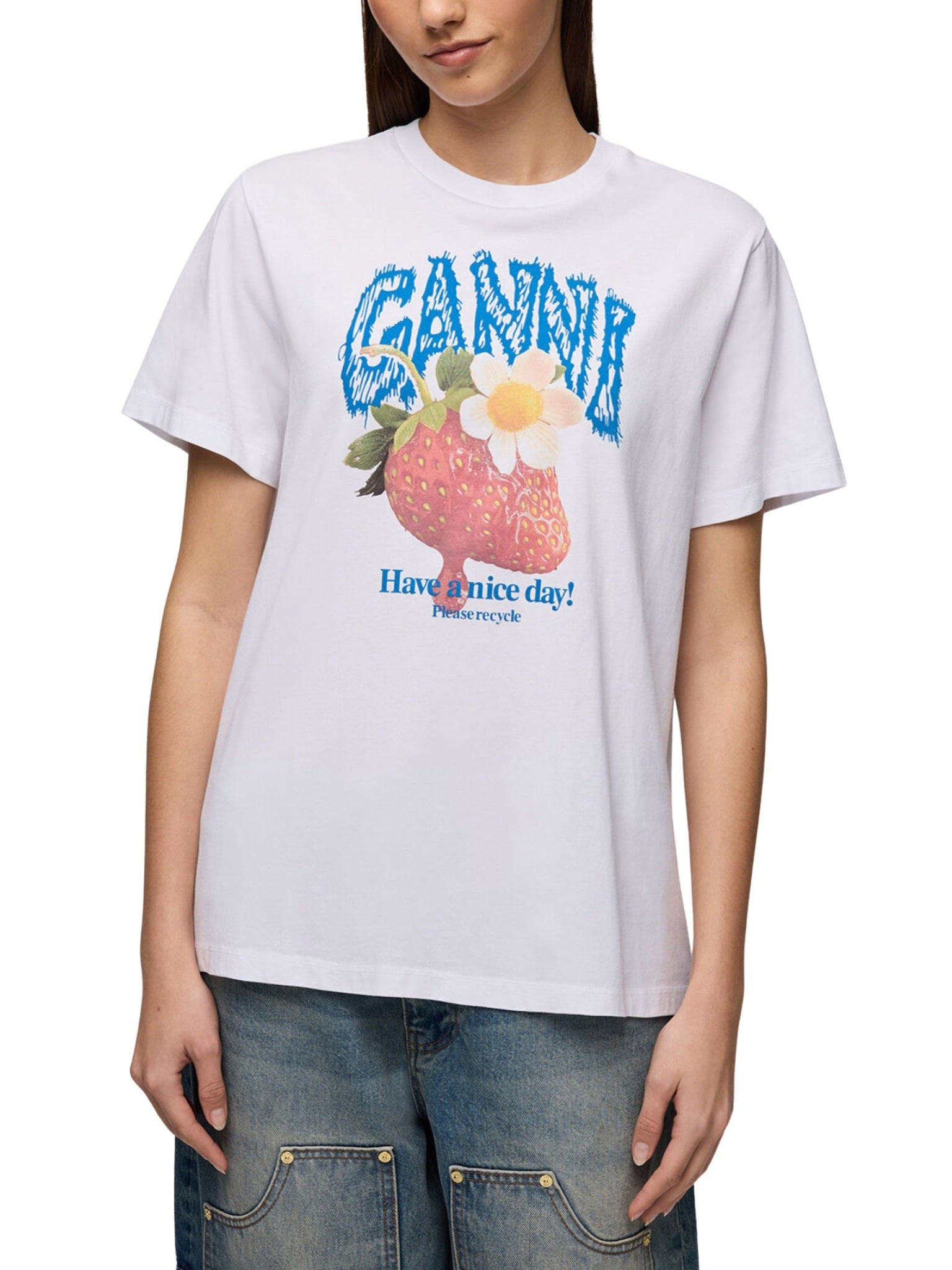 Basic cotton jersey strawberry