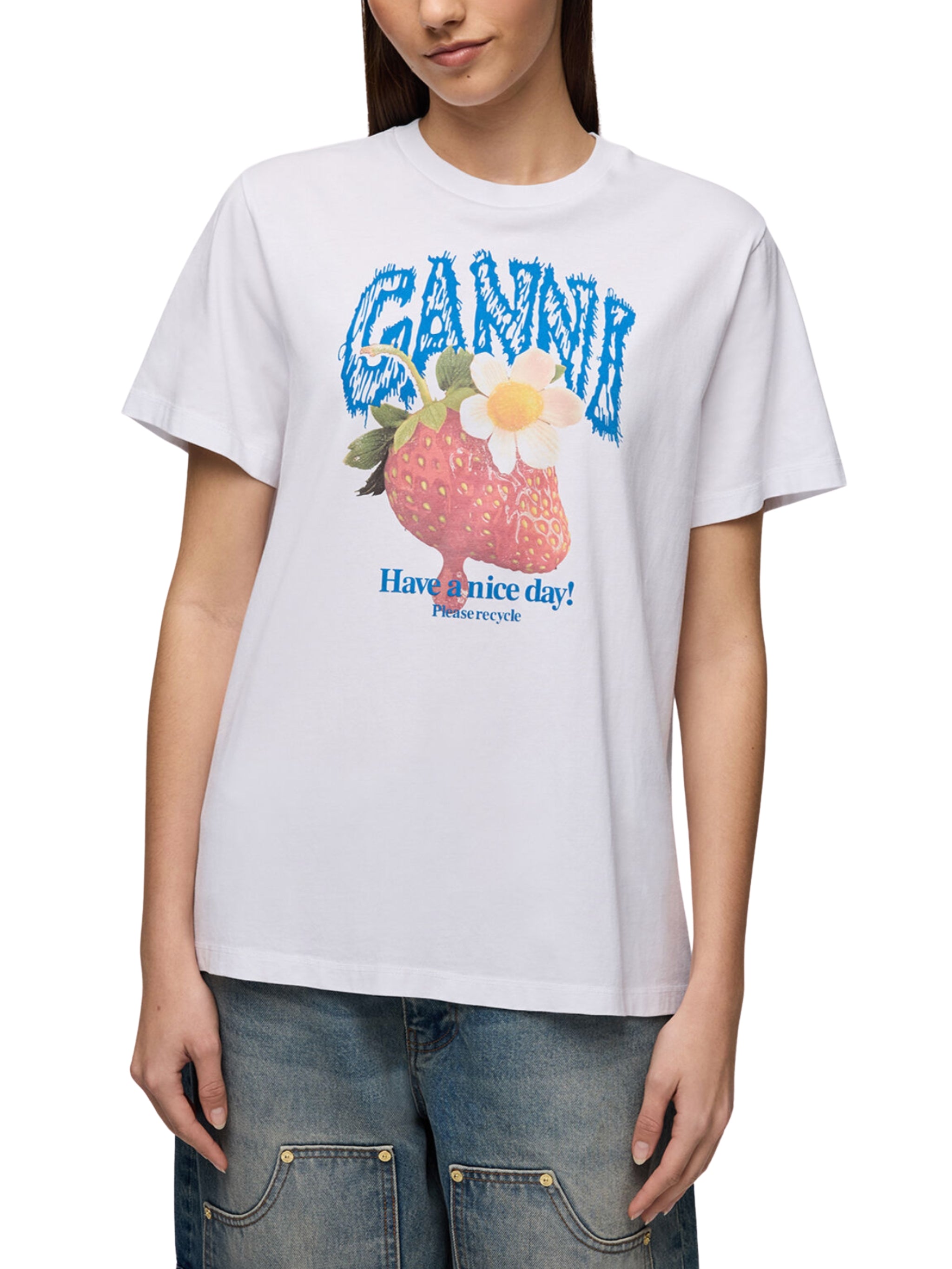 Basic cotton jersey strawberry