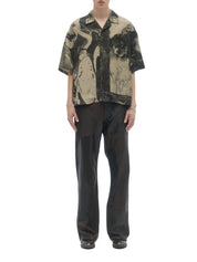 Extrovert camp collar shirt beige