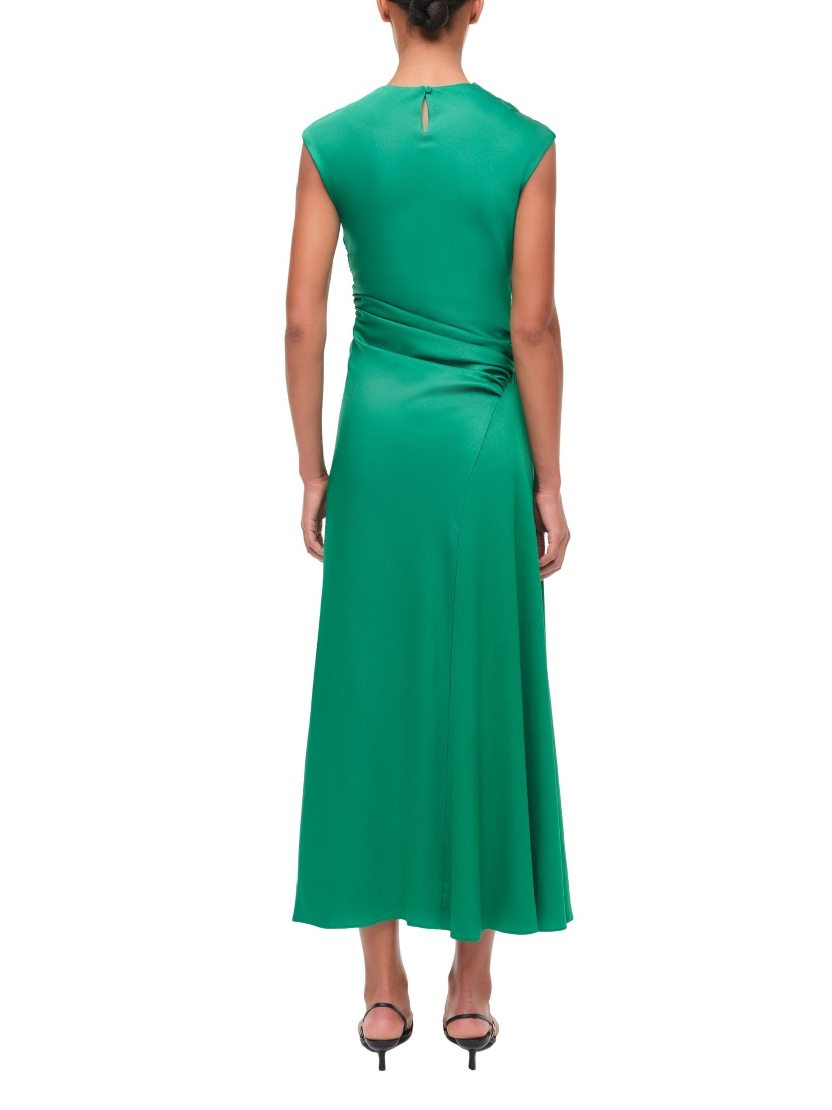 Melaney satin gown