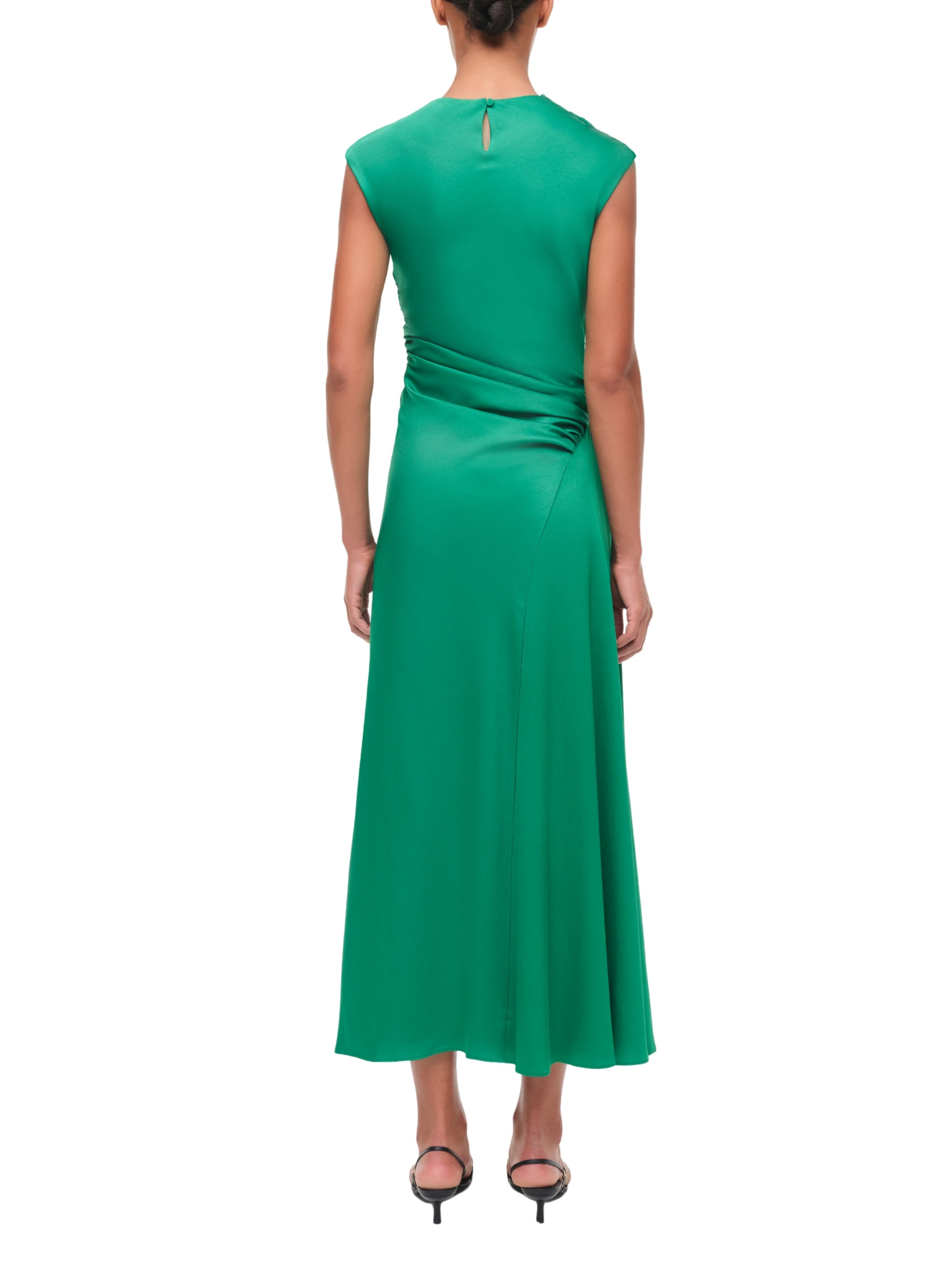 Melaney satin gown