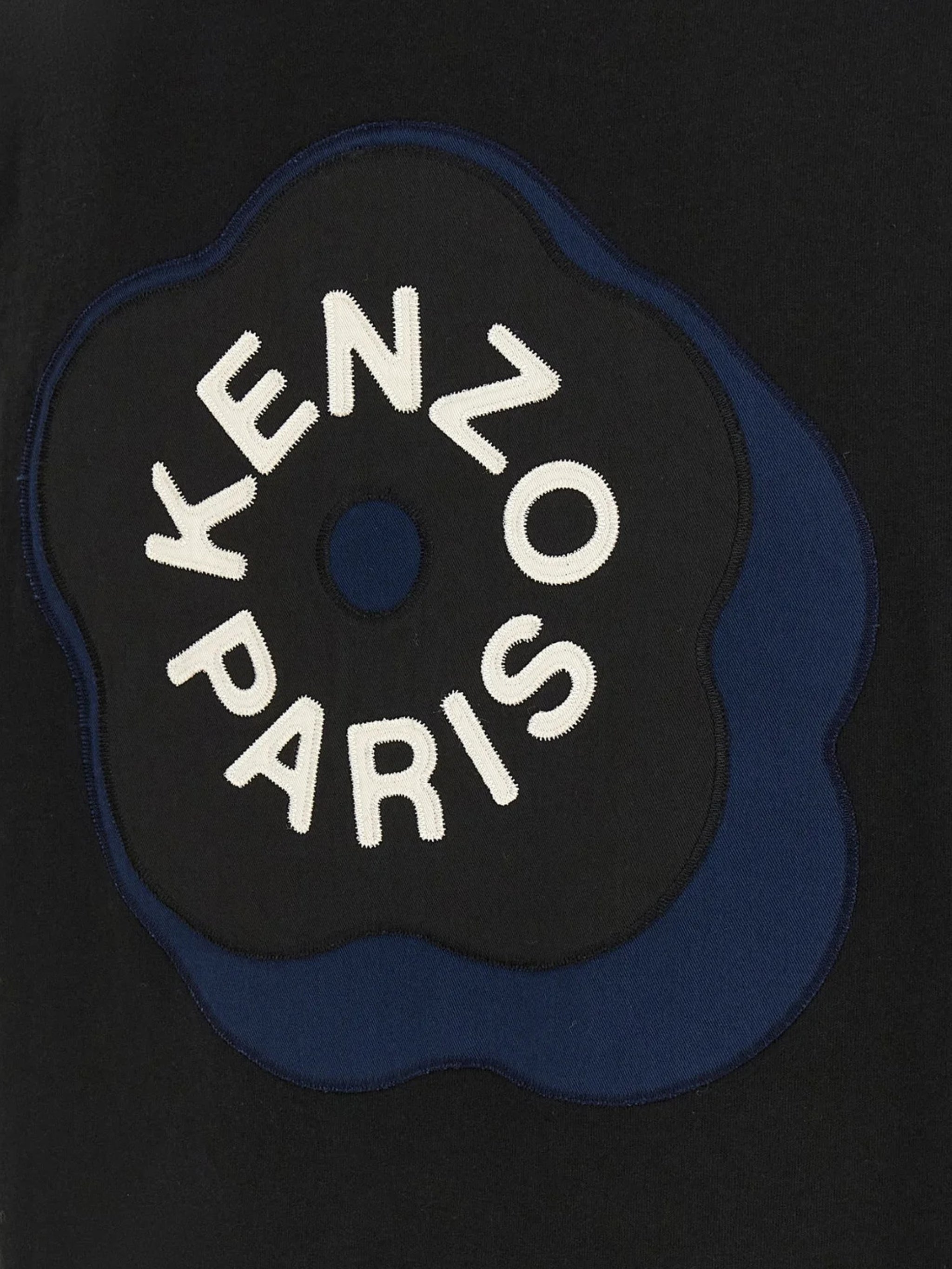 'boke flower 2.0' embroidered oversized t-shirt in cotton