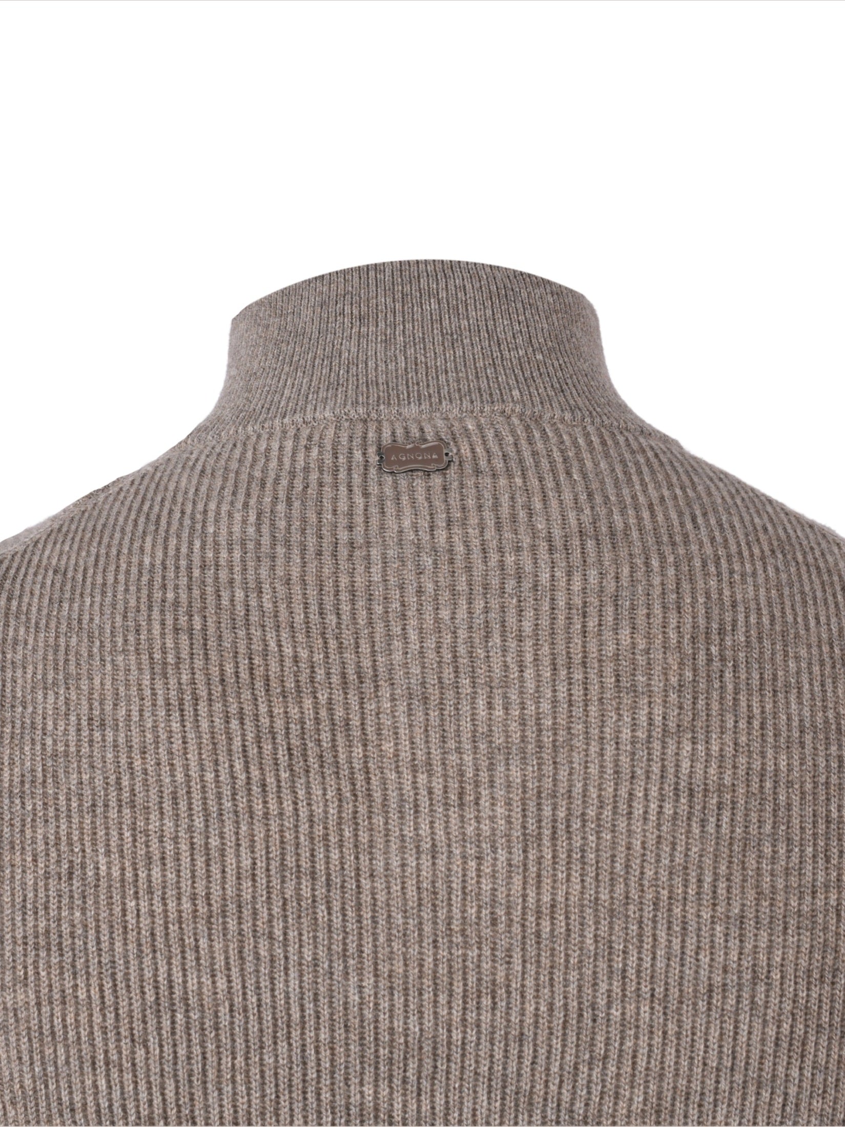 Turtleneck knit cashmere