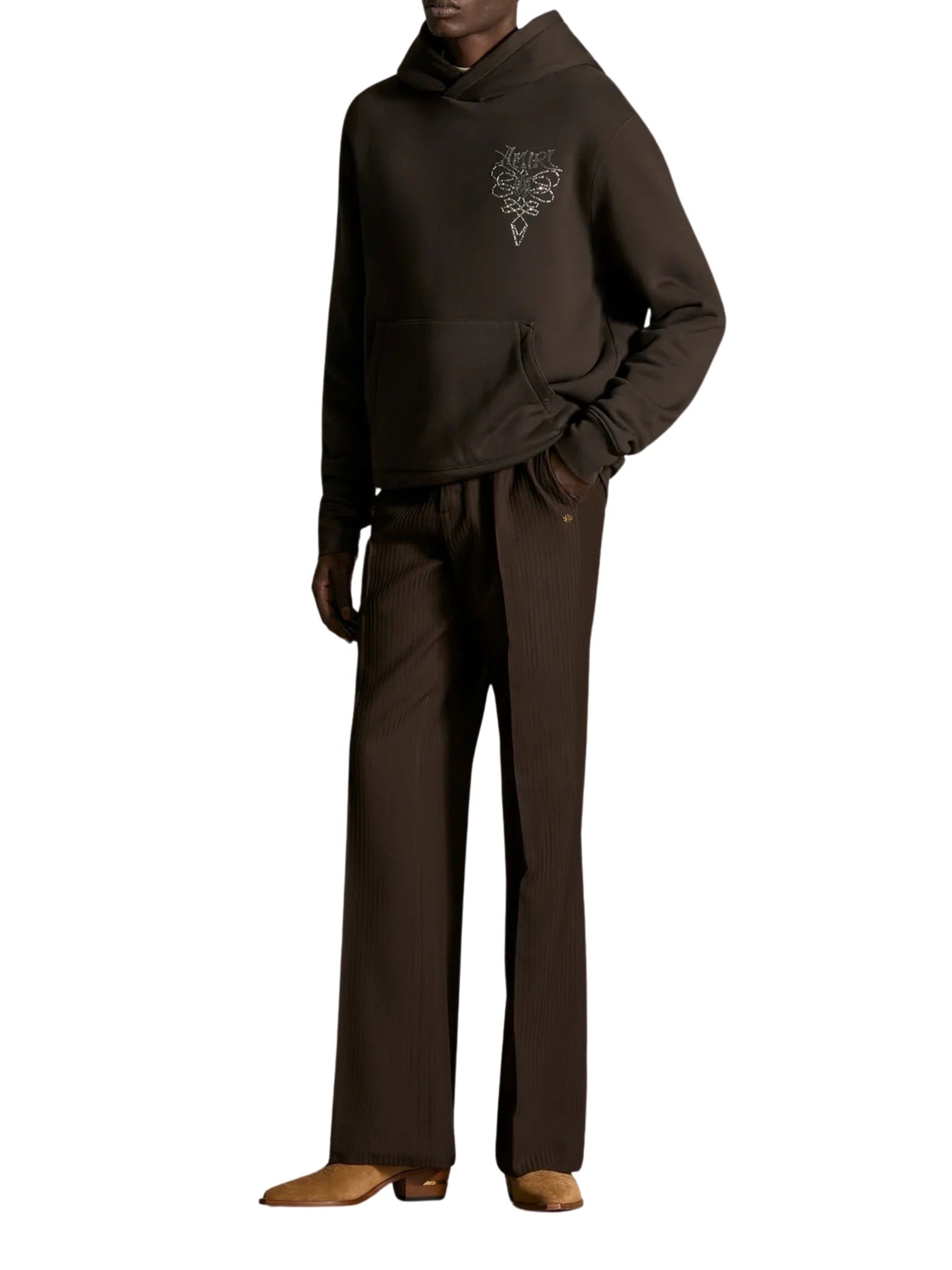 Amiri lasso embroidered hoodie