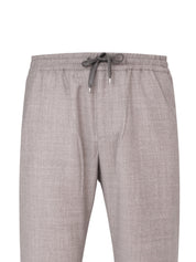 Long formal trouser light wool flannel