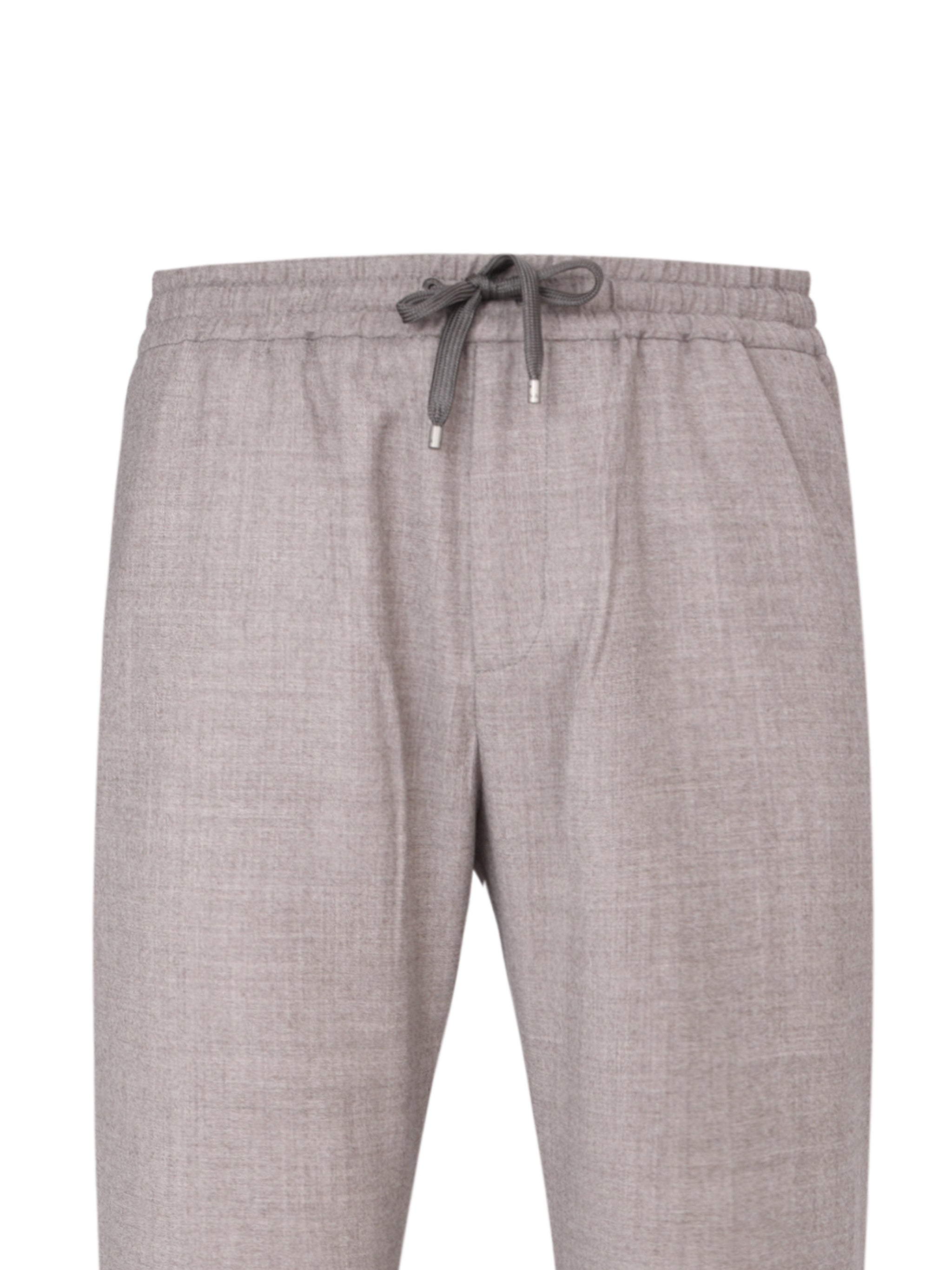Long formal trouser light wool flannel
