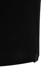 Gassed Cotton T-Shirt - Black