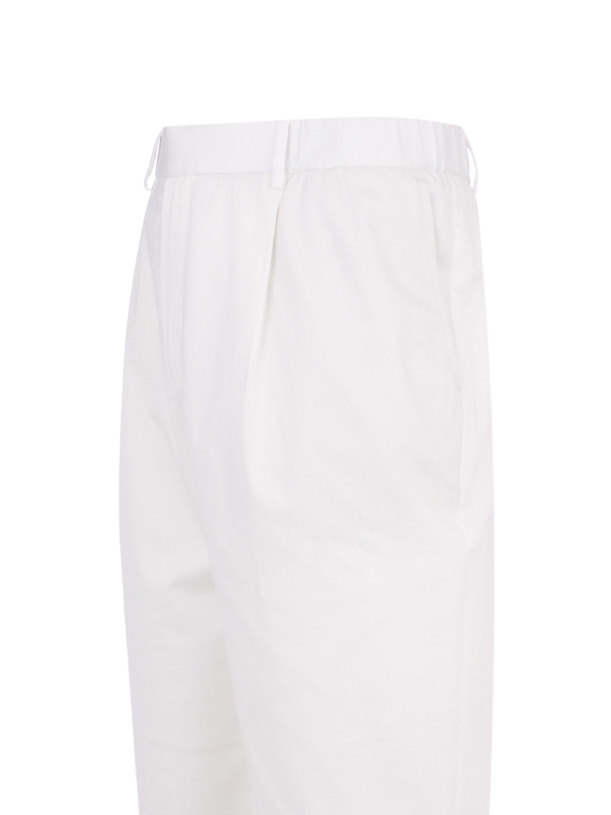 Long formal trouser cotton satin