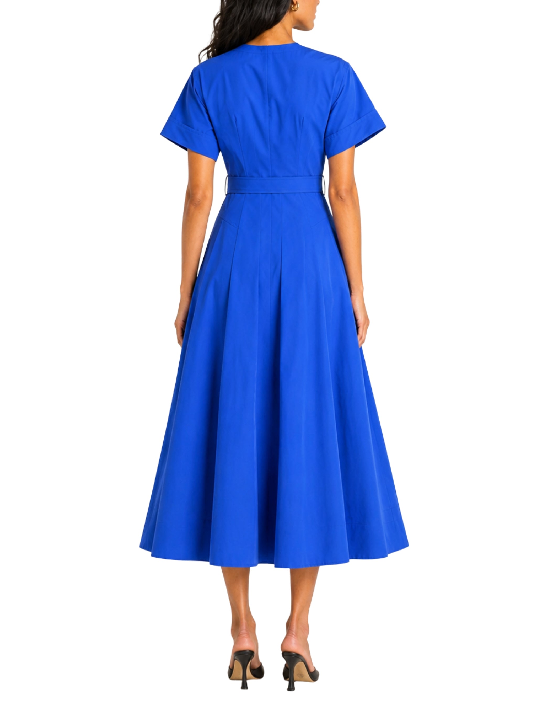 Corinne cotton midi dress