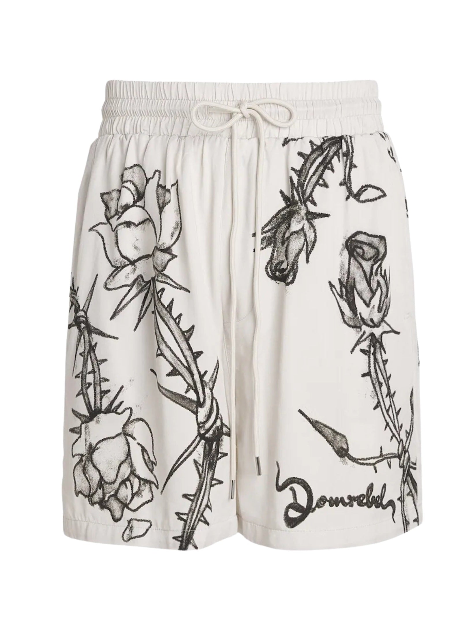 Inked shorts beige
