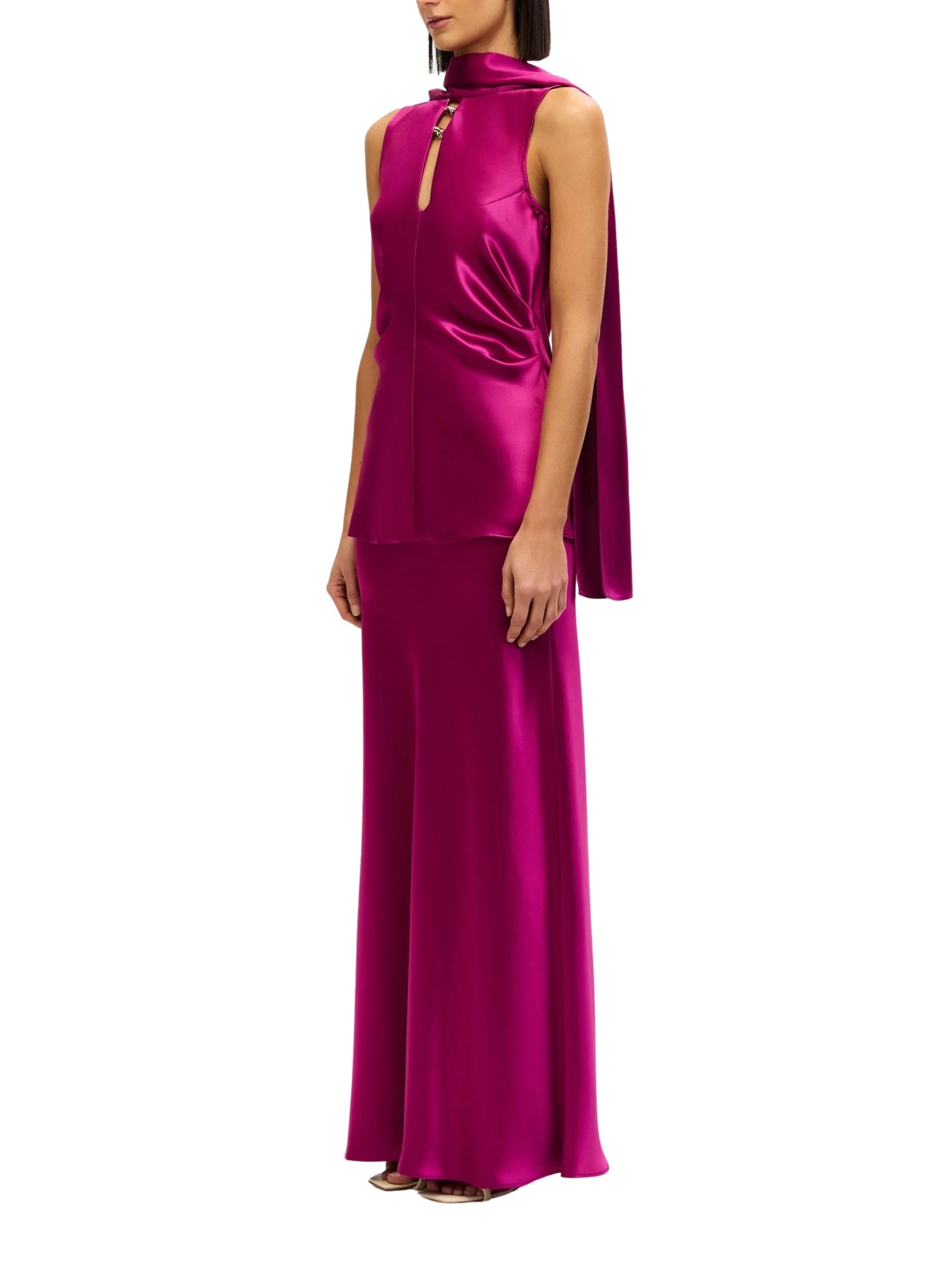 Shortgreen maxi skirt