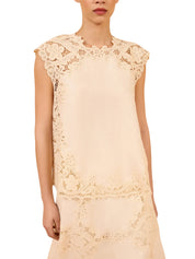 Amelie sl linen top