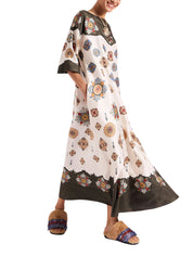 MUUMUU DRESS ROUND NECK (PLACEE)