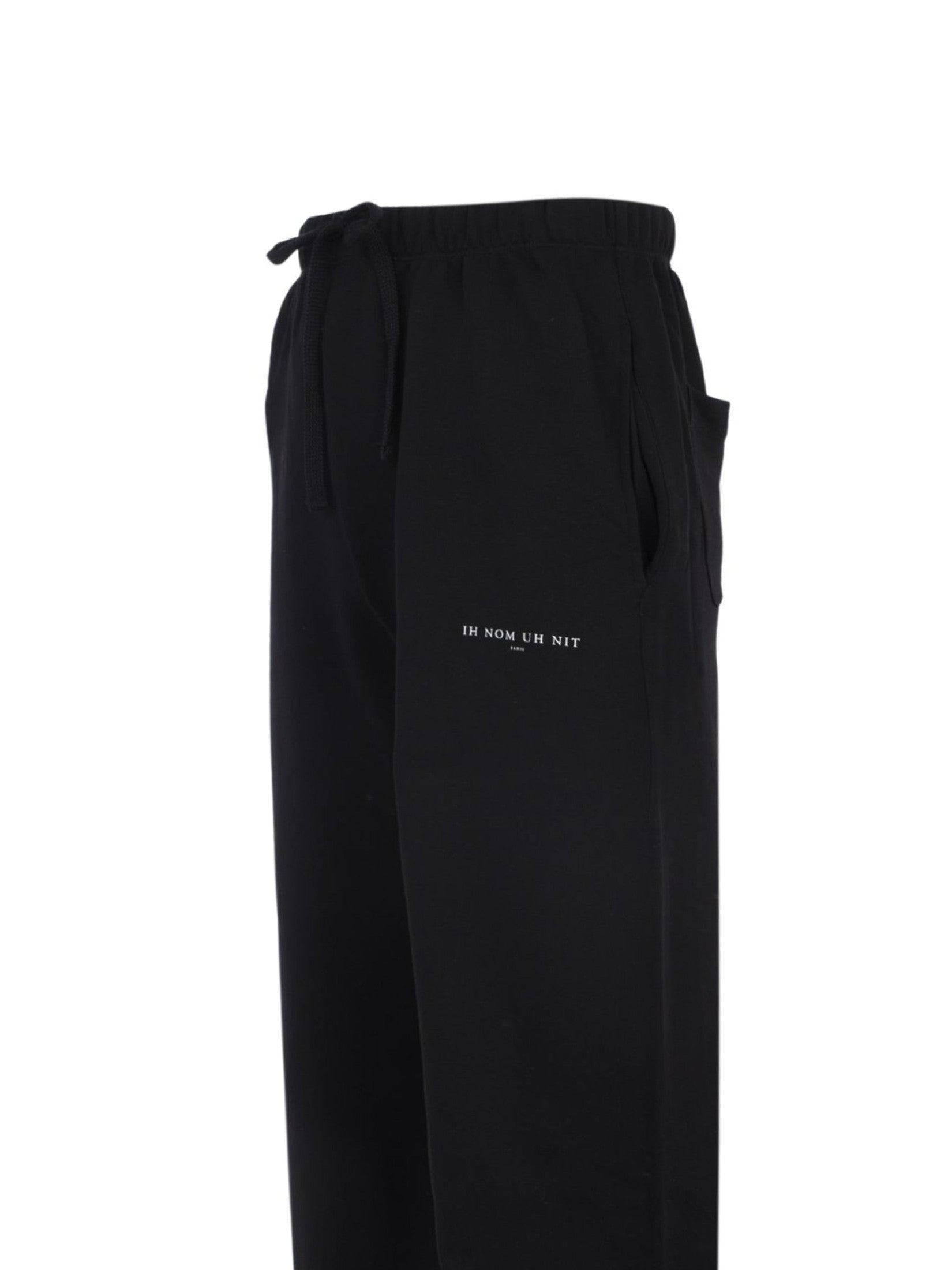 Wide sweatpants small logo