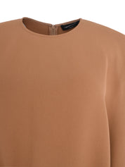 CADY SLEEVELESS DRESS WITH SIDE FLOWING PANEL