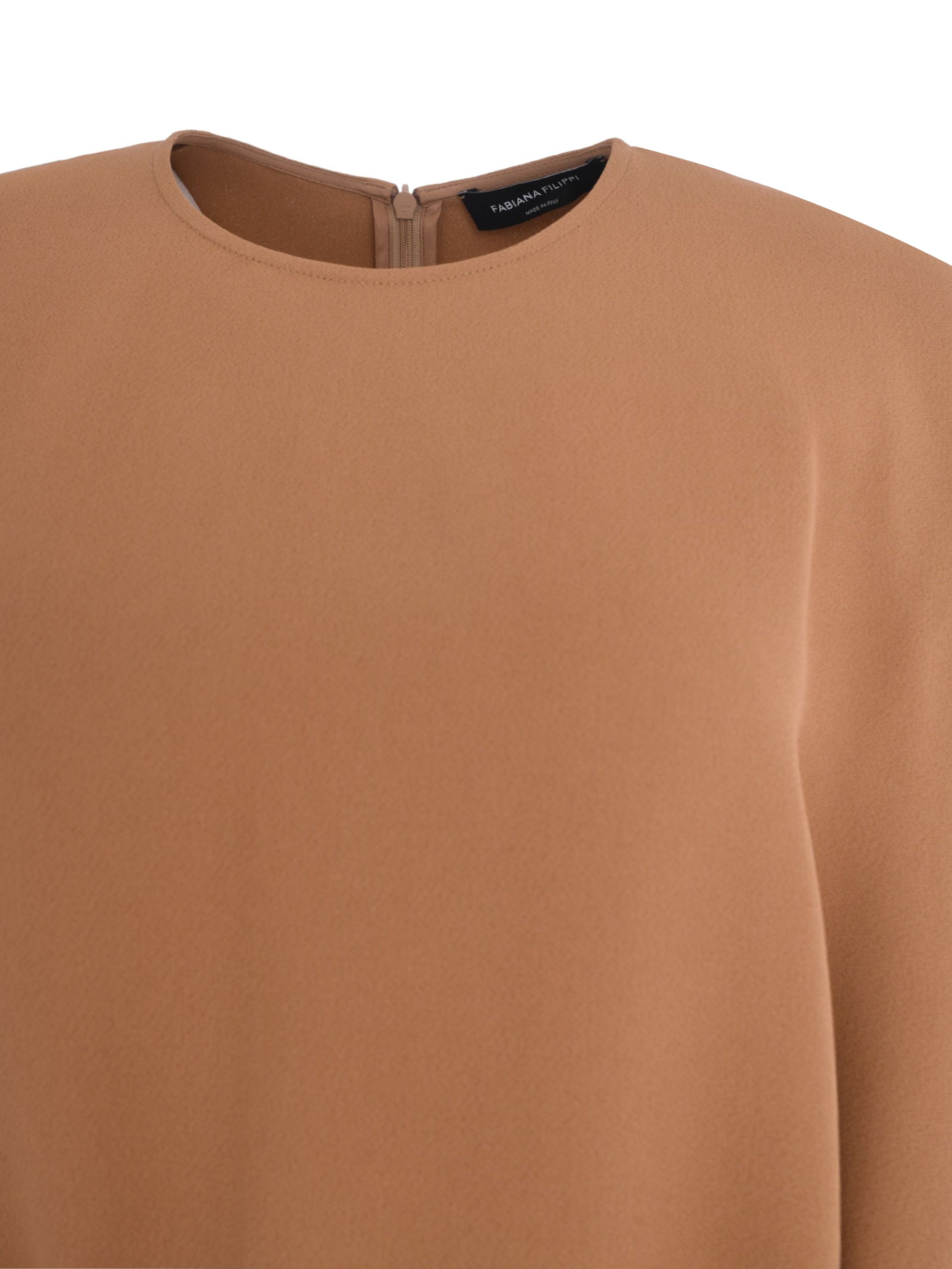 CADY SLEEVELESS DRESS WITH SIDE FLOWING PANEL