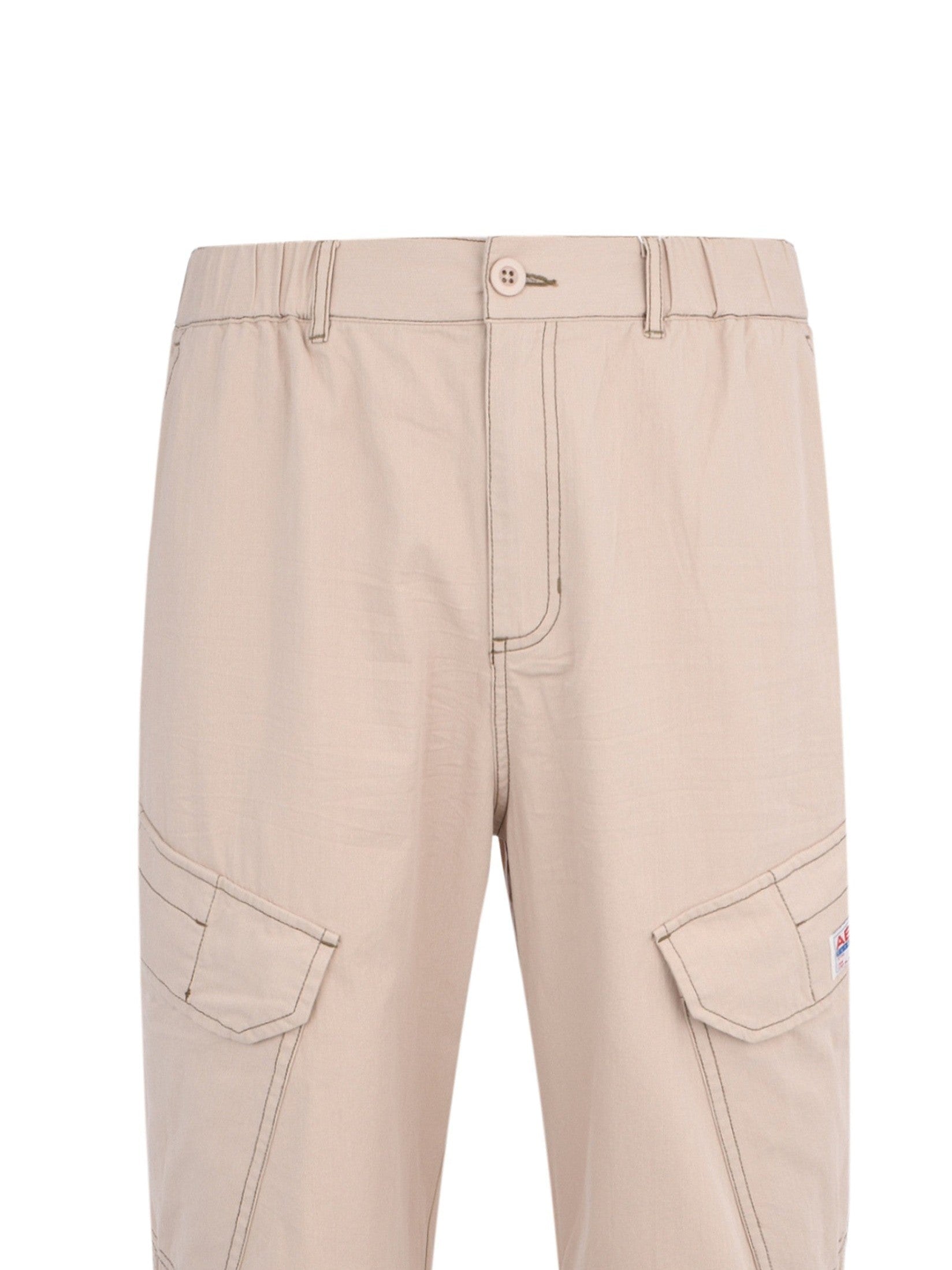 Washed multi cargo pants