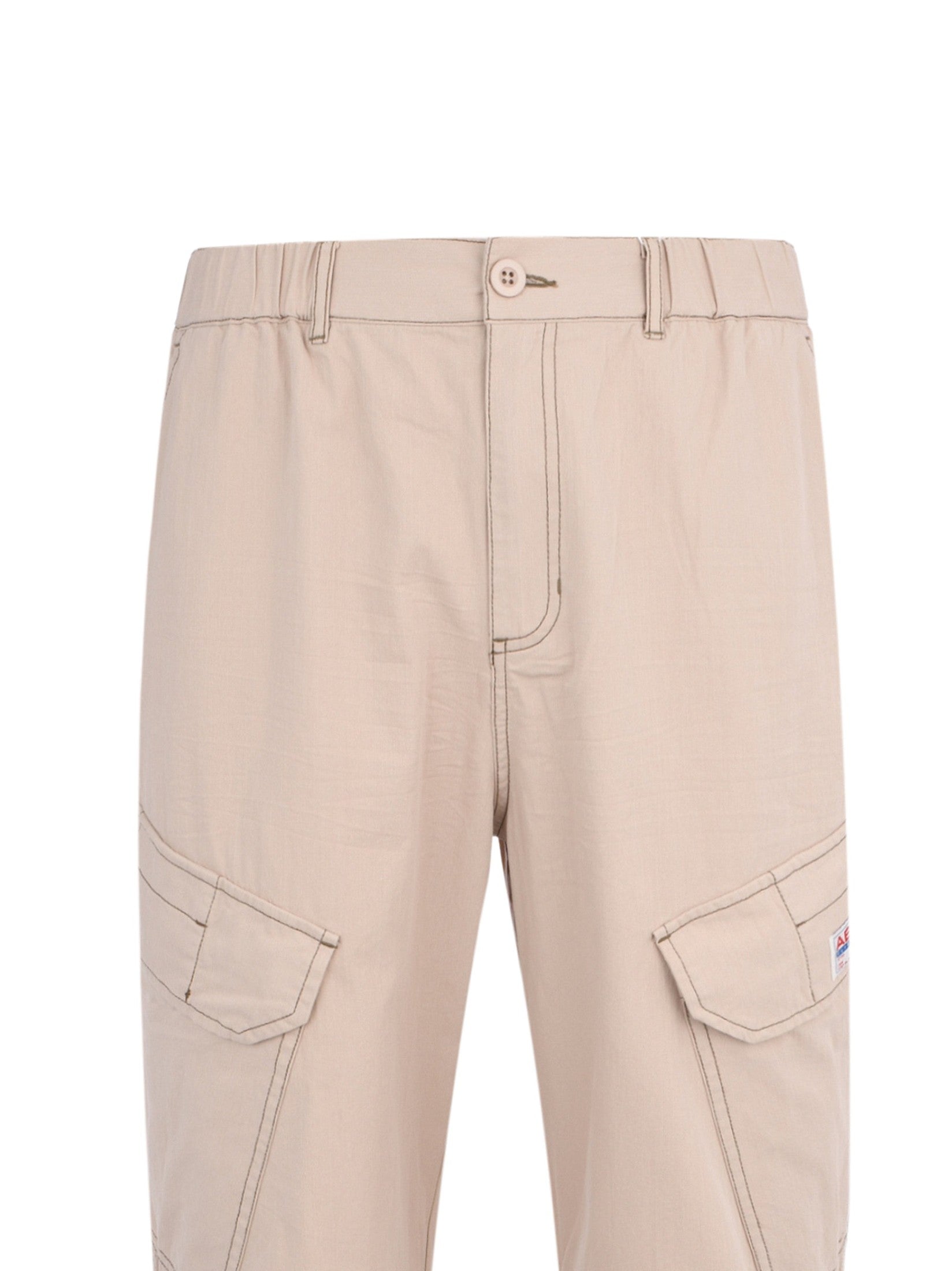 Washed multi cargo pants