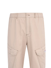 Washed multi cargo pants