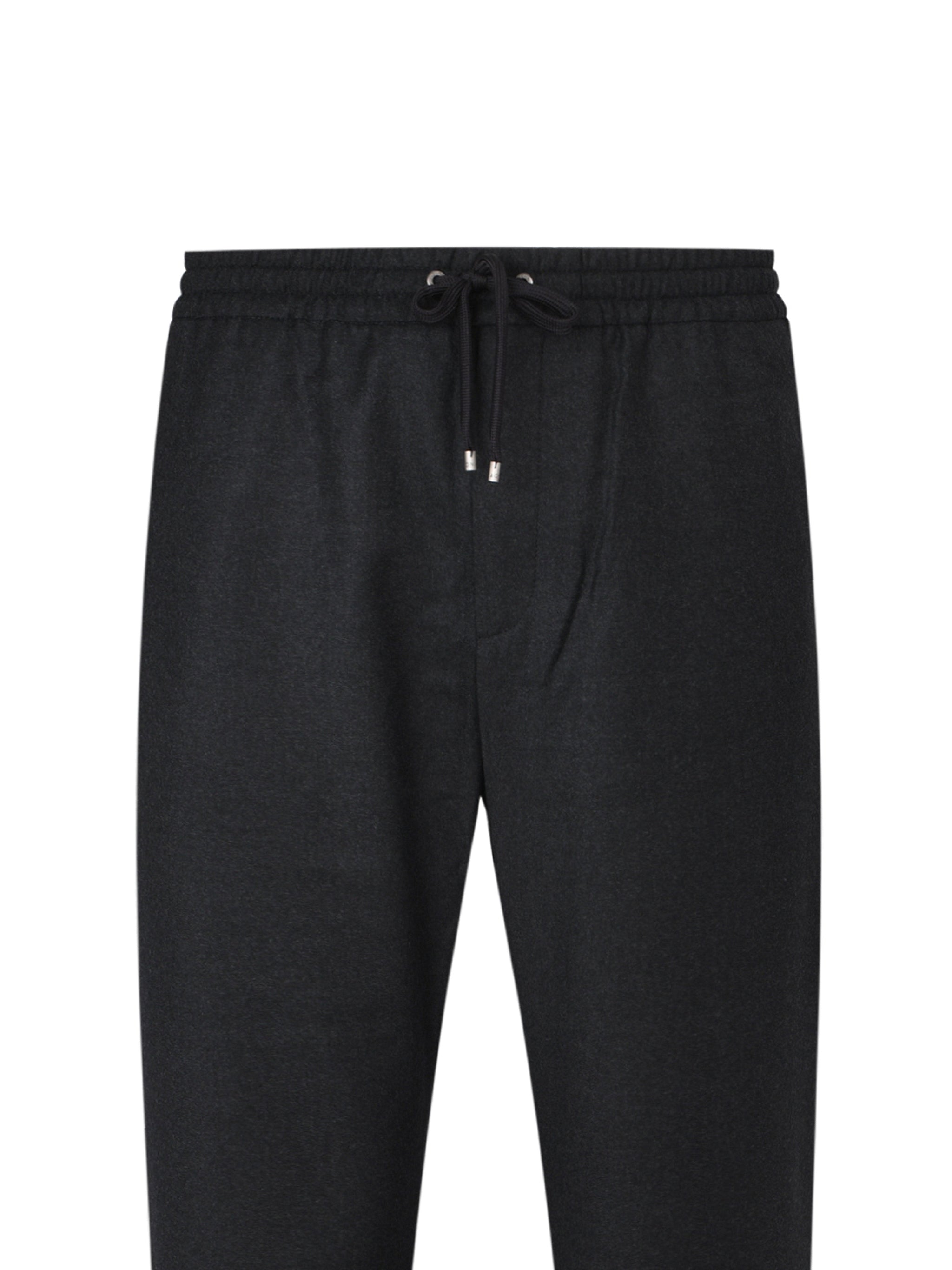 Long formal trouser light wool flannel