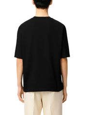 Black Cotton Ami de Coeur T-Shirt