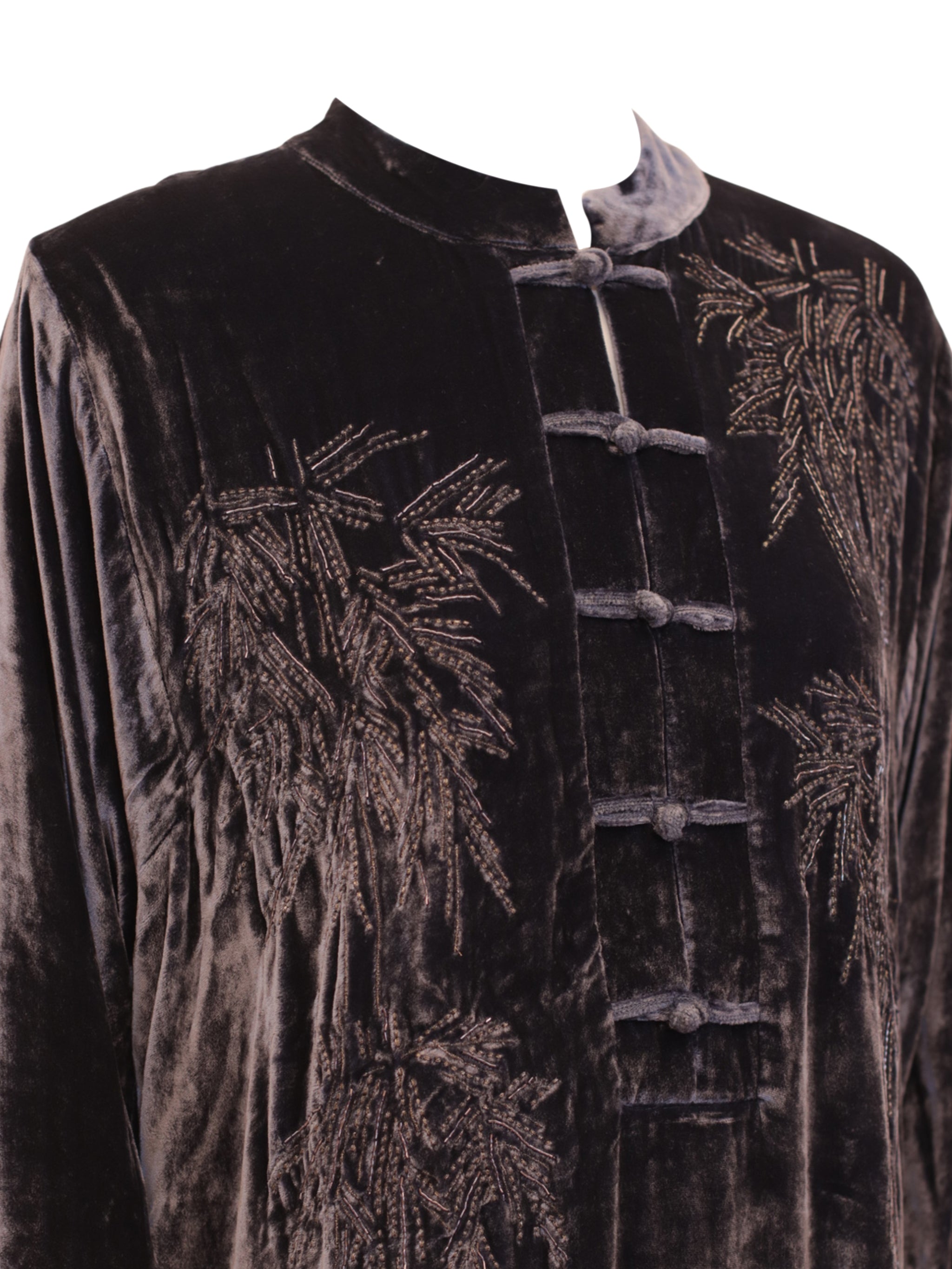 Velvet a line kaftan