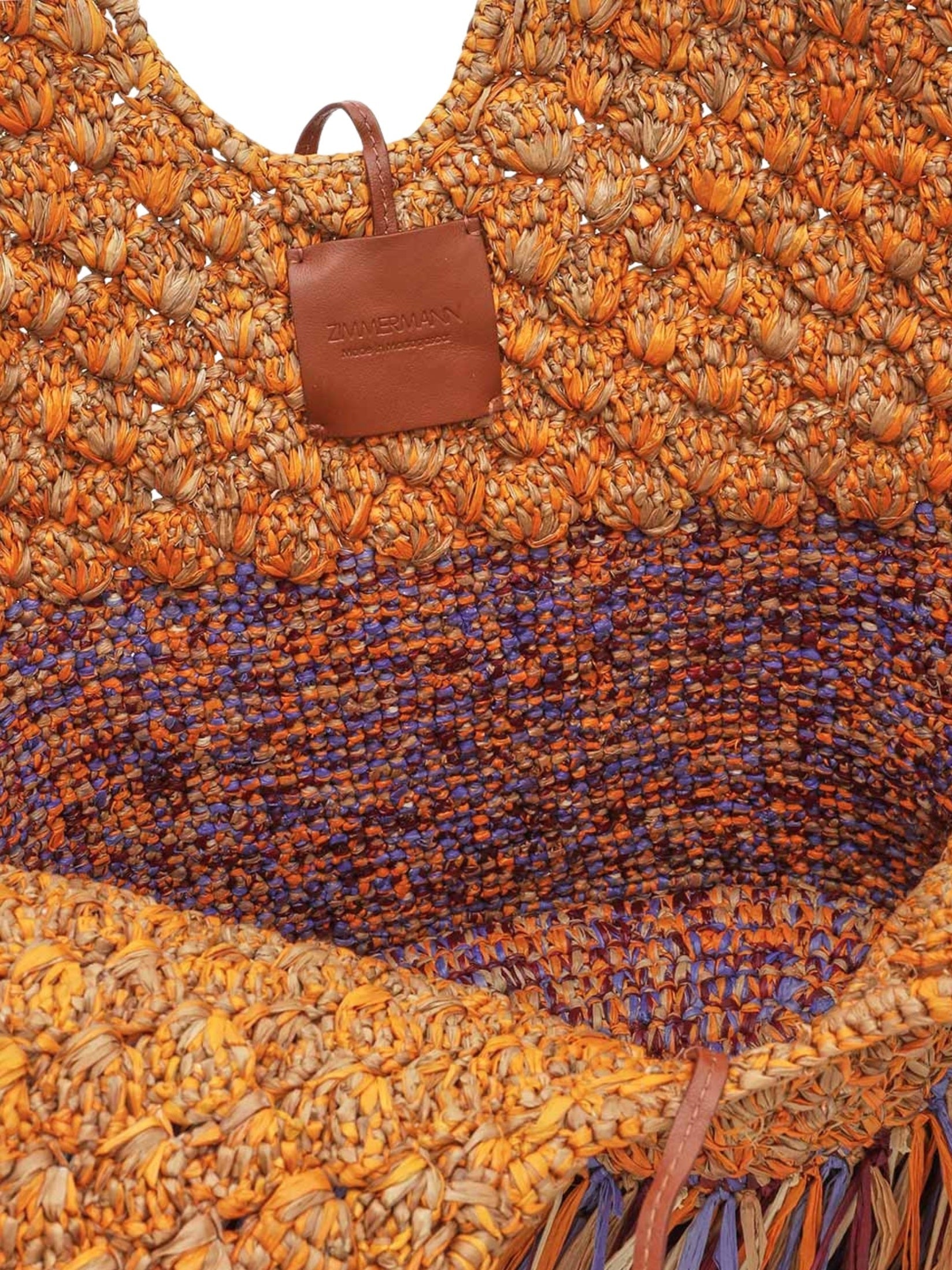 Goldentime medium fringe tote
