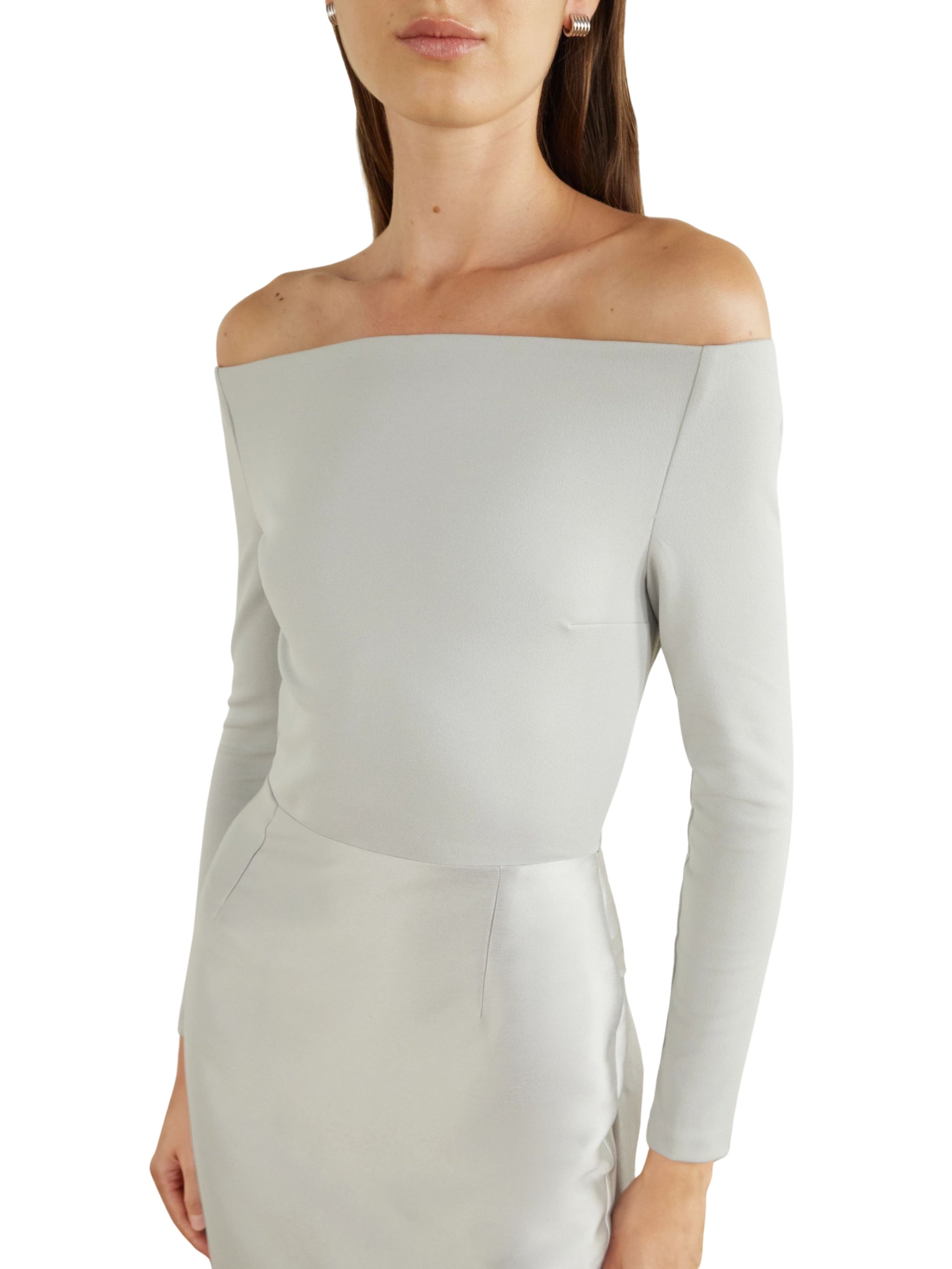 The Winslow Maxi Dress in Platinum