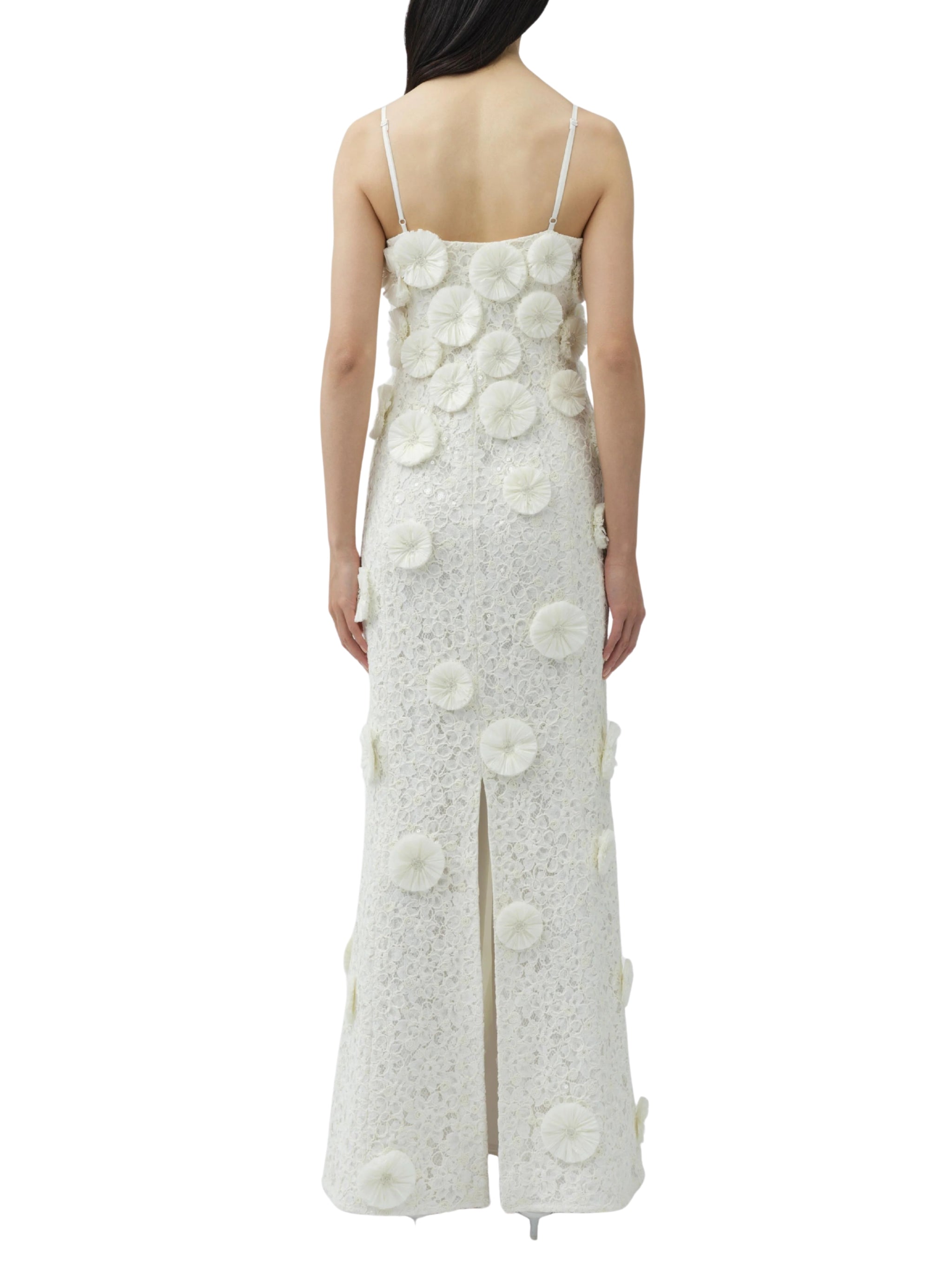 Maven floral raffia gown