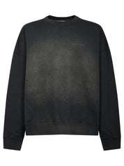 JOURNEY UNISEX CREW NECK DYED COTTON FLEECE BLEACHING EFFECT WITH EMBROIDERY