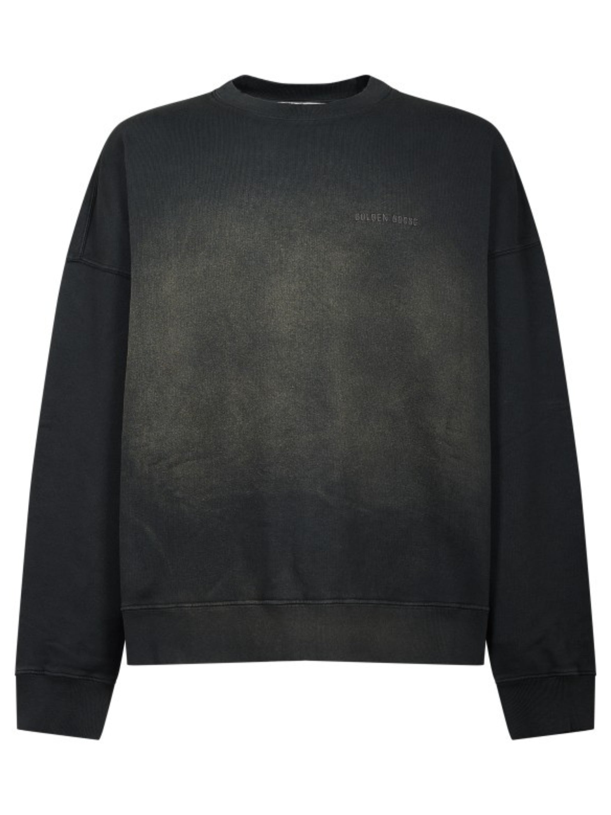 JOURNEY UNISEX CREW NECK DYED COTTON FLEECE BLEACHING EFFECT WITH EMBROIDERY