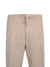 Linen drawcord pants