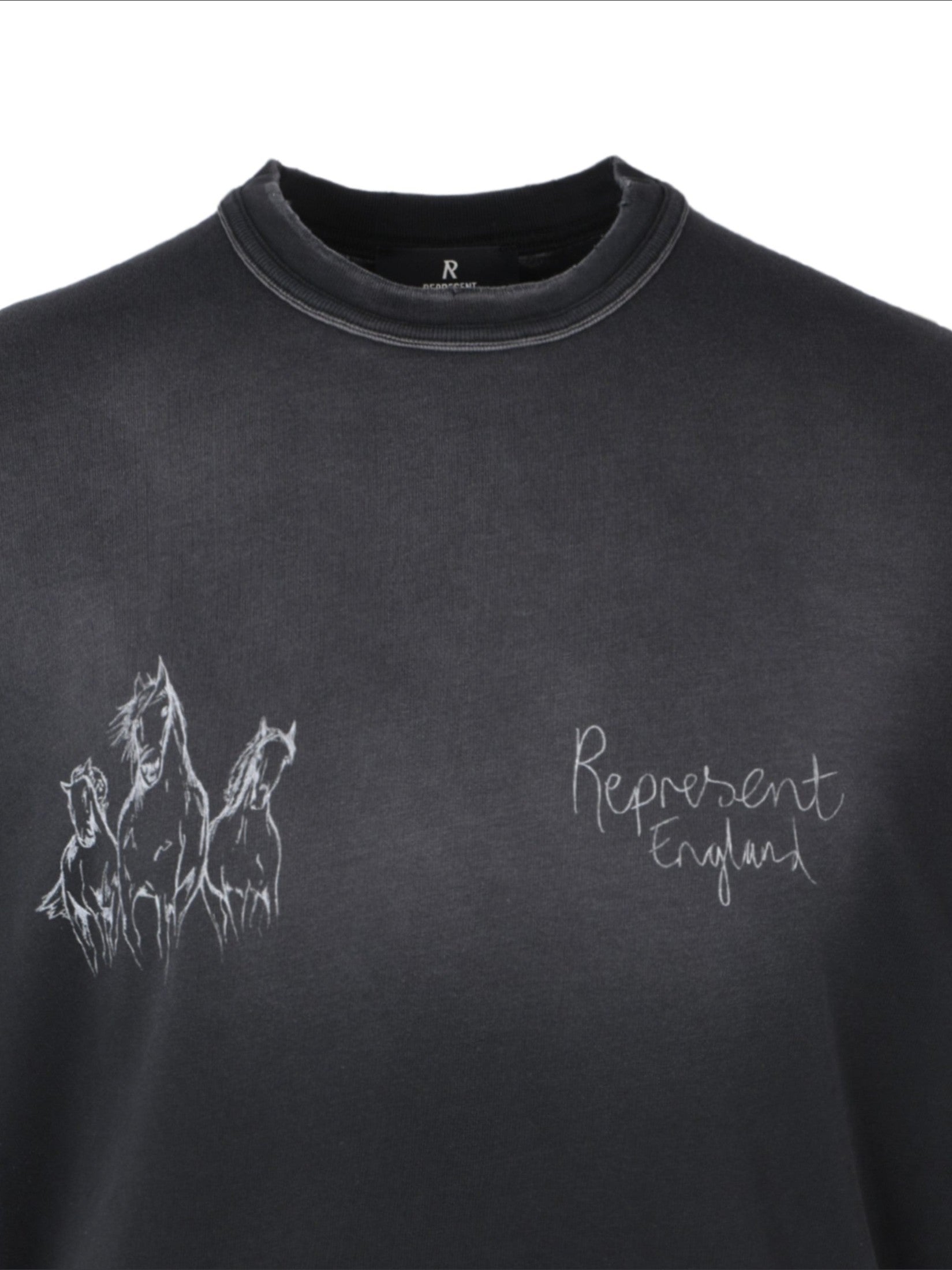 Hand drawn horses t-shirt